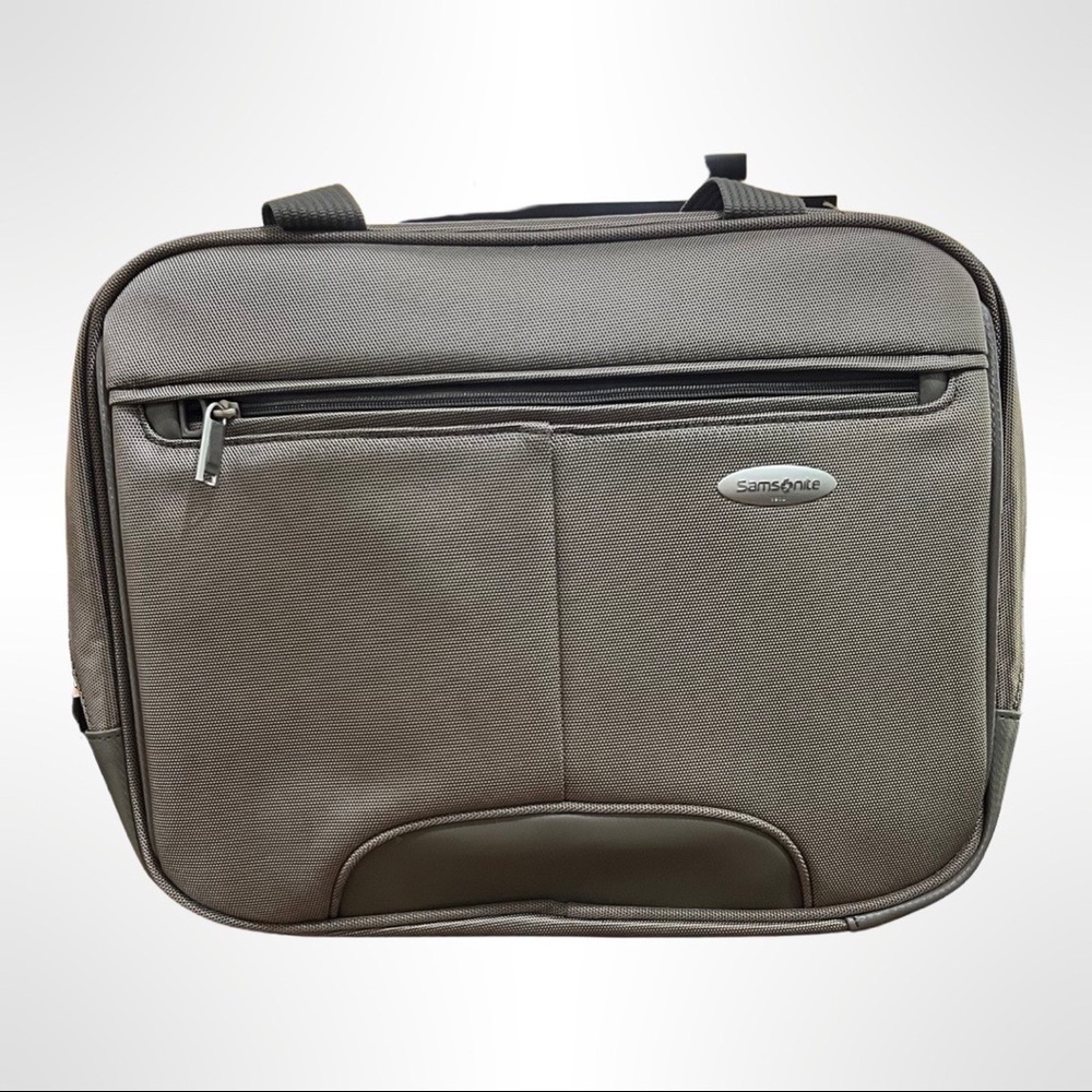 Samsonite Briefcase Missing Shoulder Strap Euc - image 1